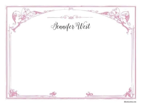 Vintage Frame Notecards - Set of 20 - Image 4