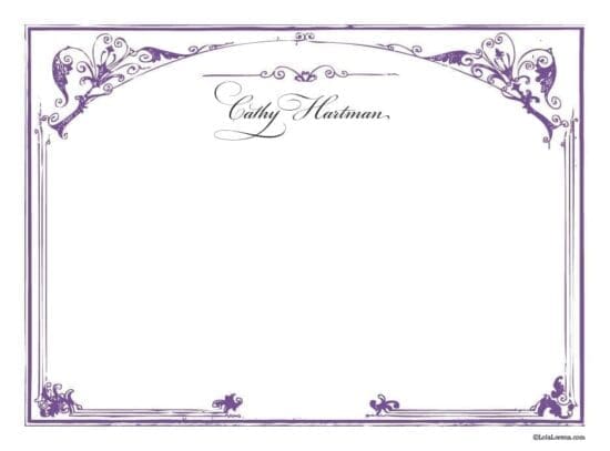 Vintage Frame Notecards - Set of 20 - Image 3