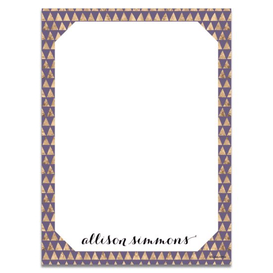 Golden Triangles Notecards