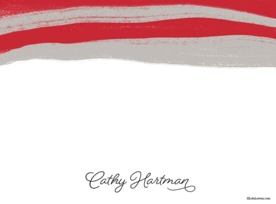 Color Swipes Notecards - Set of 20 - Image 3