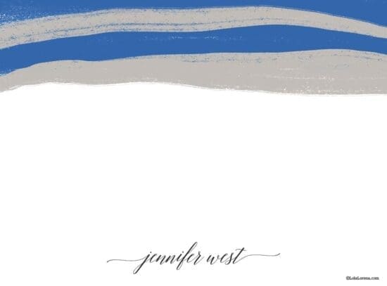 Color Swipes Notecards - Set of 20 - Image 6