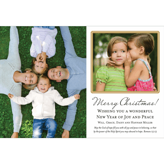 Golden Frame Christmas