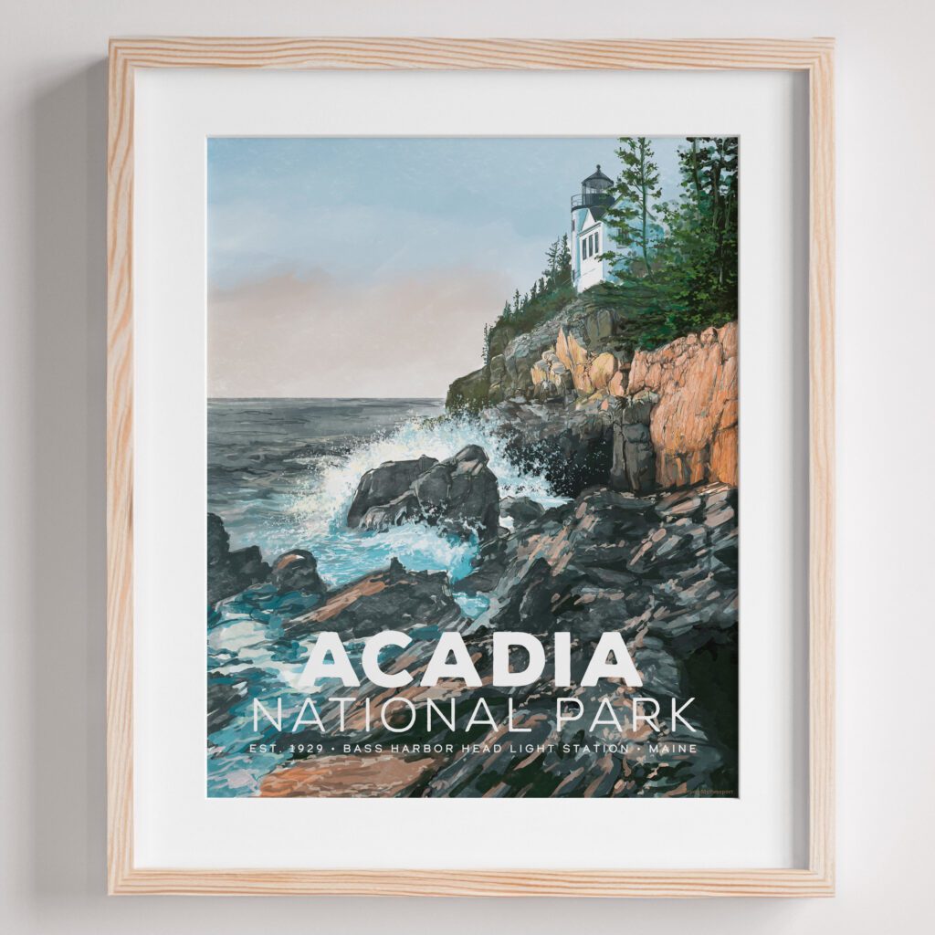 Acadia National Park Print from Moddayart.com