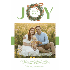 Peace Love Joy Wreath