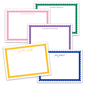 Postage Stamp Notecards - Set of 20